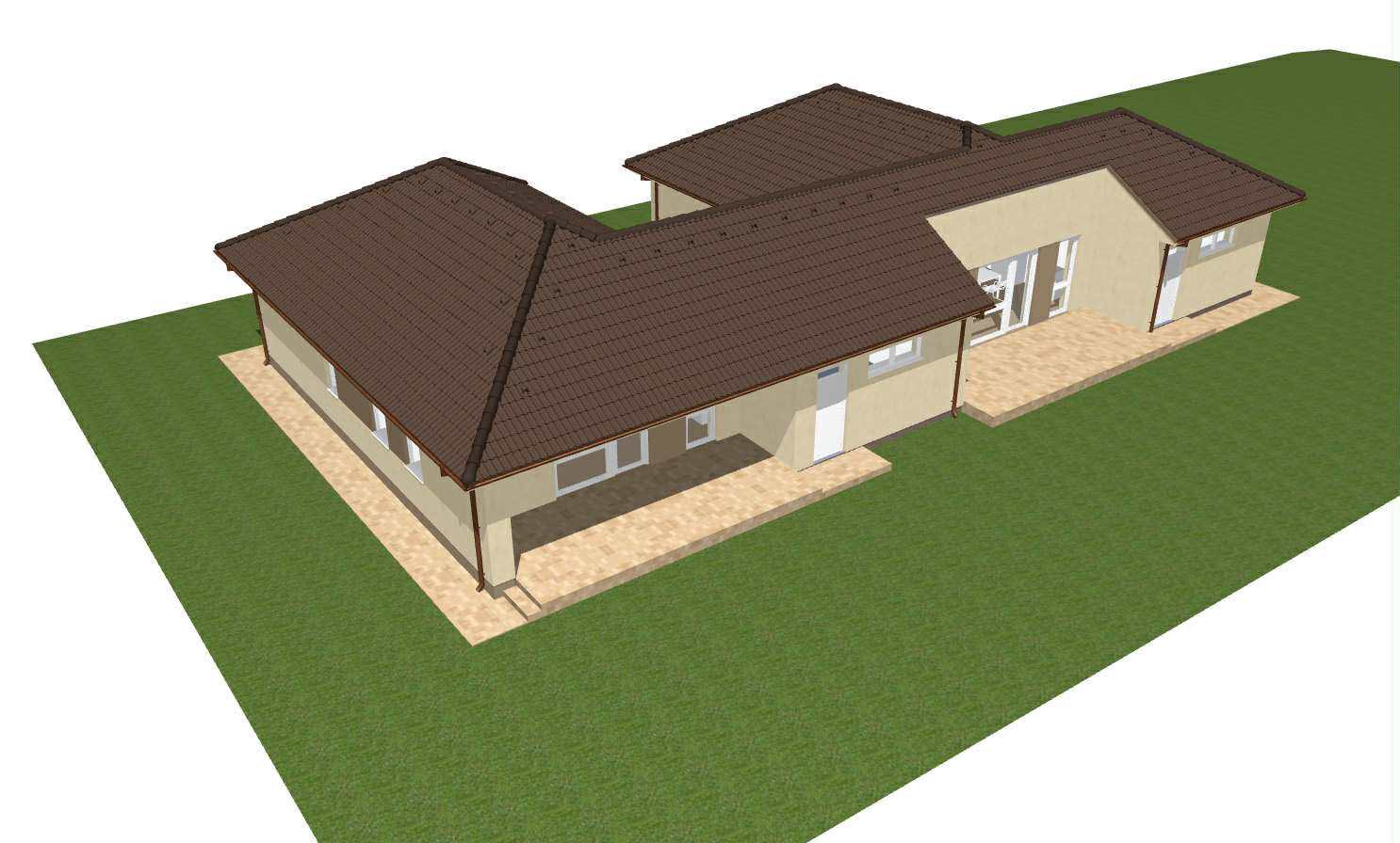 Újépítésű kulcsrakész családi ház